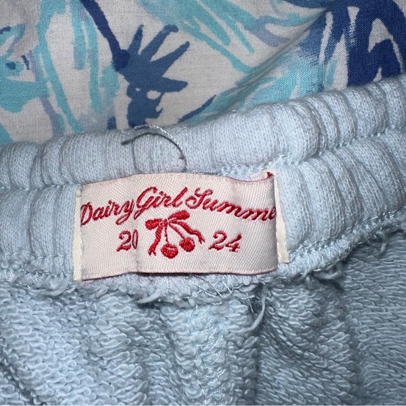 Dairy Girl Summer Countryside Blue Shorts - Picture 8 of 8